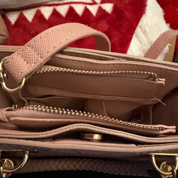 Bebe Blush Mini Bag with Gold Accents - Picture 2 of 3